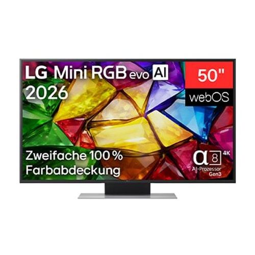 LG 50″″ Mini RGB evo AI MRGB87B 4K Smart TV 2026 50MRGB87B9B