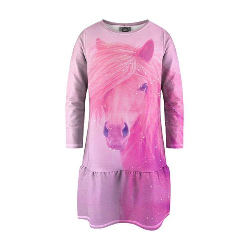"Pink Horse" Jurk met lange mouwen