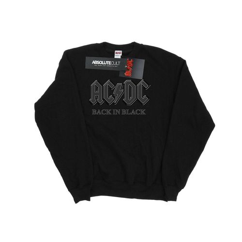 AC/DC Heren Sweatshirt Terug In Zwart (Zwart)