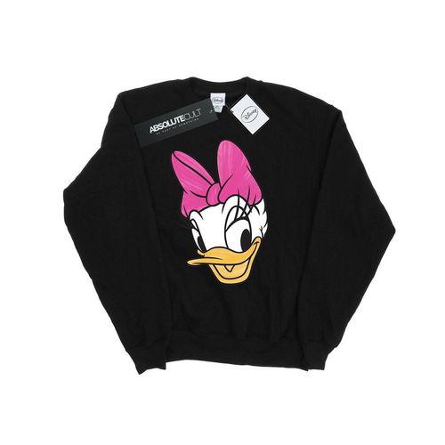 Disney Heren Daisy Duck Hoofd Geschilderd Sweatshirt (Zwart)