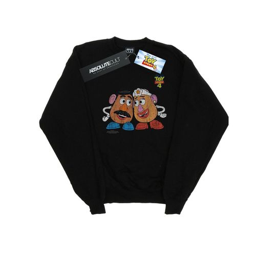 Disney Heren Toy Story 4 Mr en Mrs Aardappelhoofd Sweatshirt (Zwart)