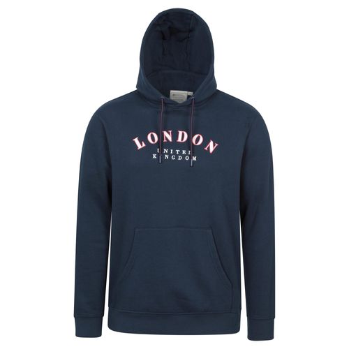 Mountain Warehouse Heren Regionale Londen Graphic Hoodie (Marineblauw)