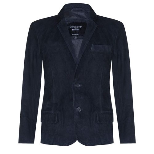 Blazer suède jas Zachte Italiaanse leren jas