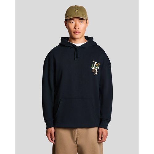 Botanischer Grafik Baumwoll-Hoodie
