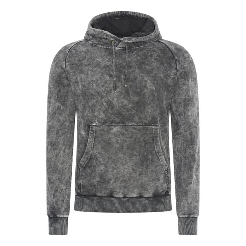 Gewassen hoodie met een used look