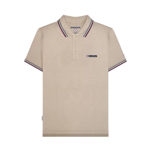 Lambretta Heren Twin Tip Poloshirt (Steen/Maan/Oceaan/Winterbloei)
