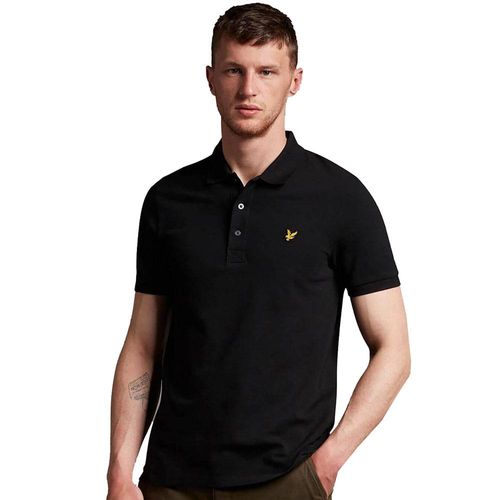 Lyle & Scott Gewoon poloshirt in Zwart