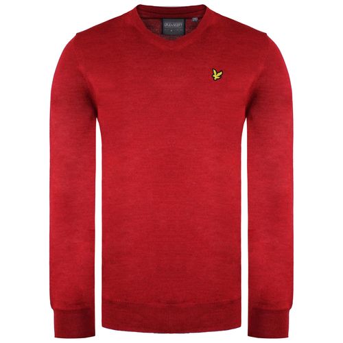 Lyle & Scott Golfmenens Red Pullover