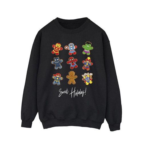 Marvel Heren Gingerbread Avengers Sweatshirt (Zwart)