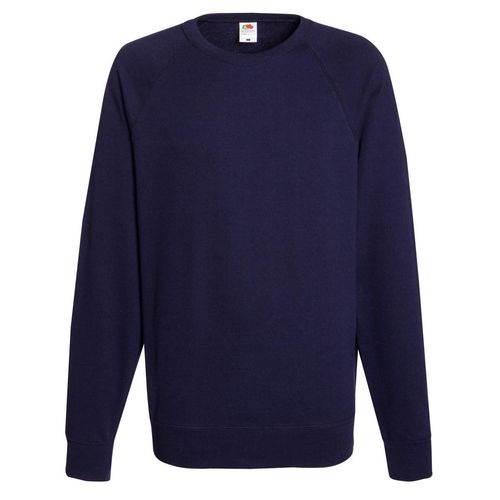 Fruit Of The Loom Heren Lichtgewicht Raglan Sweatshirt (240 GSM) (Donker Marine)