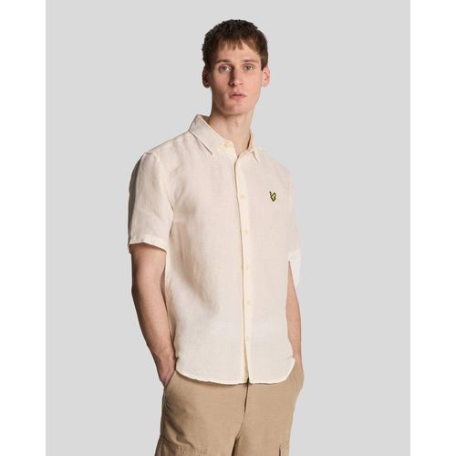 Lyle & Scott Hennep Korte Mouwen Shirt - Beige