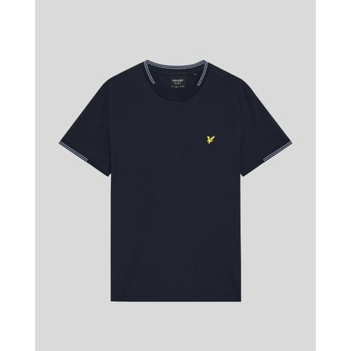 Fein gewobenes T-Shirt mit Baumwollspitzen