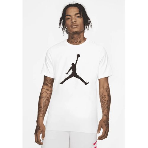 NIKE Heren M J Jumpman SS Crew T Shirt in Wit
