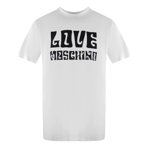 Love Moschino Logo Wit T-shirt