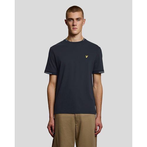 Fein gewobenes T-Shirt mit Baumwollspitzen