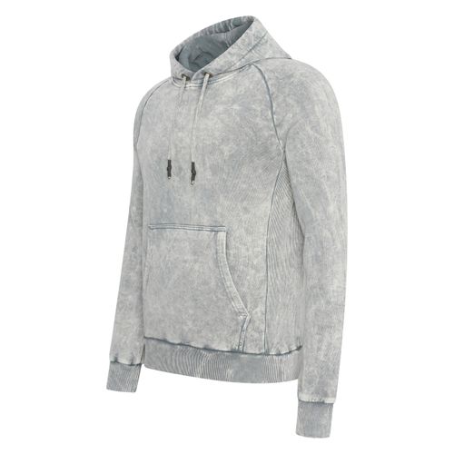 Gewassen hoodie met een used look