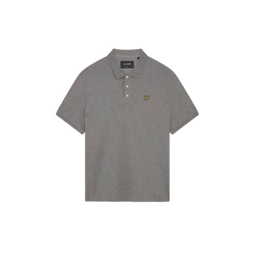 Lyle & Scott Gewoon poloshirt in Grijs