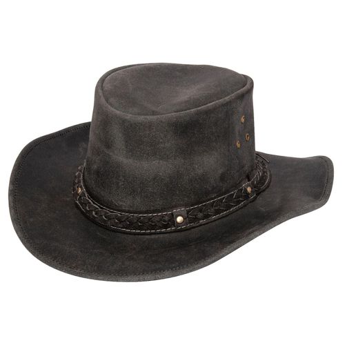 Cowboyhut Aussie aus echtem Leder