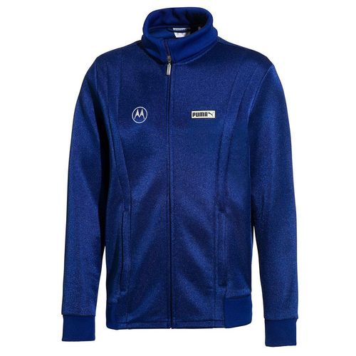 Puma x Motorola T7 Lange Mouw Zip Up Navy Blauw Heren Track Jacket 579620 89