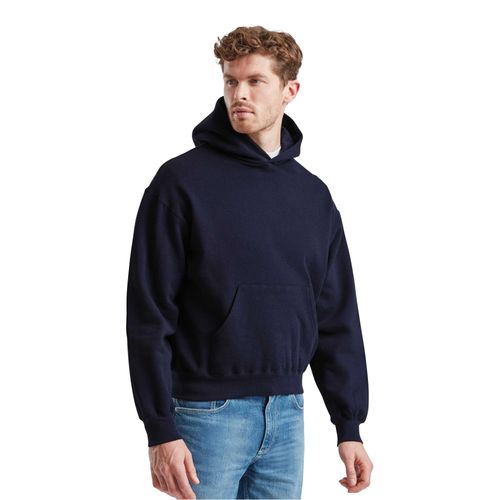 Fruit of the Loom Heren Supercotton Hoodie (Diep Navy)