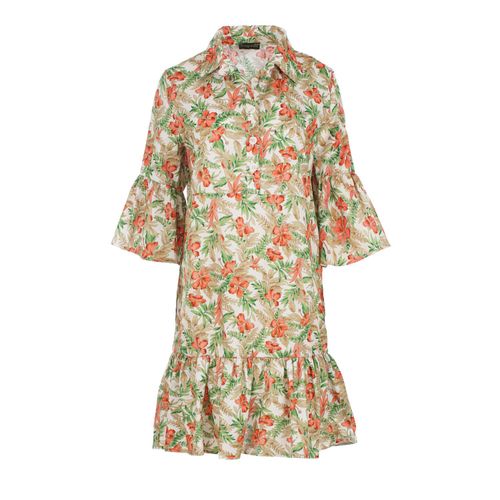 Tropical Oasis Katoenen Mini Jurk