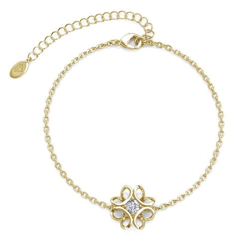 Narcissenarmbanden - Goud en kristal