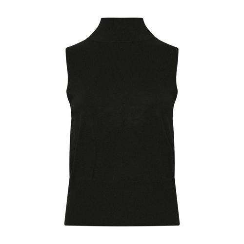 Keshia gebreide top in zwart