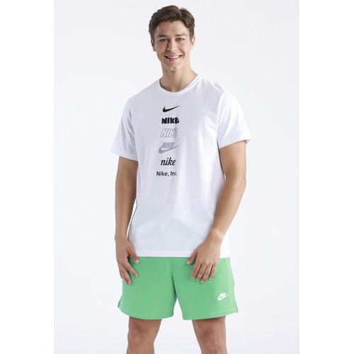 Nike Stack Logo Heren T-shirt in wit