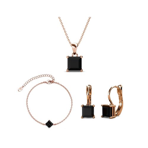 Kopie von Simple Square : Rose Gold und Kristall