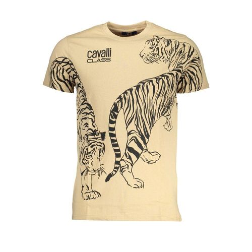 Tijgerprint Ronde Hals T-Shirt