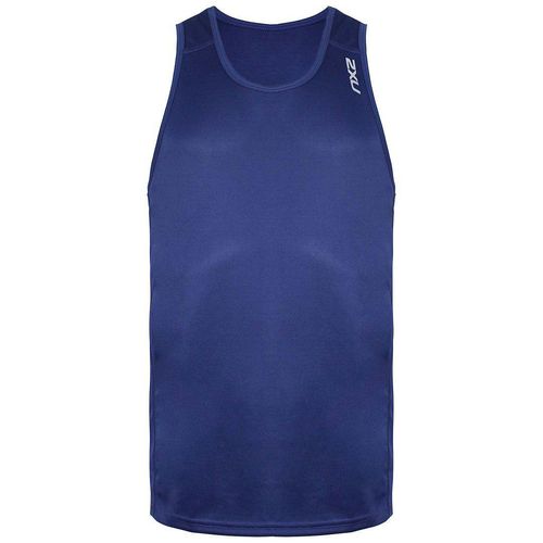2xu BSR Active Singulet Mens Navy Blue Top