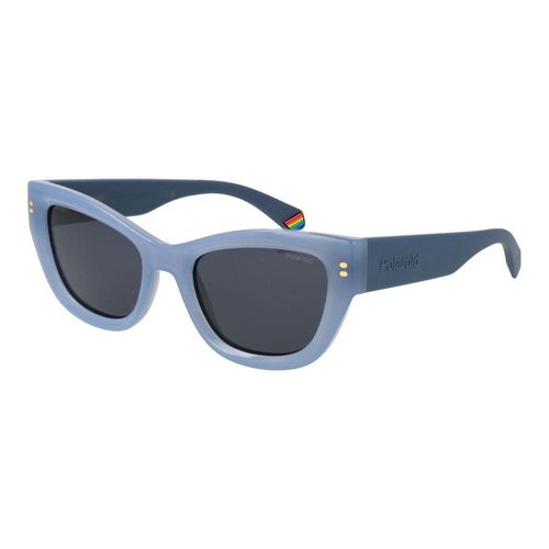 Polaroid Blaue Plastik-Sonnenbrille