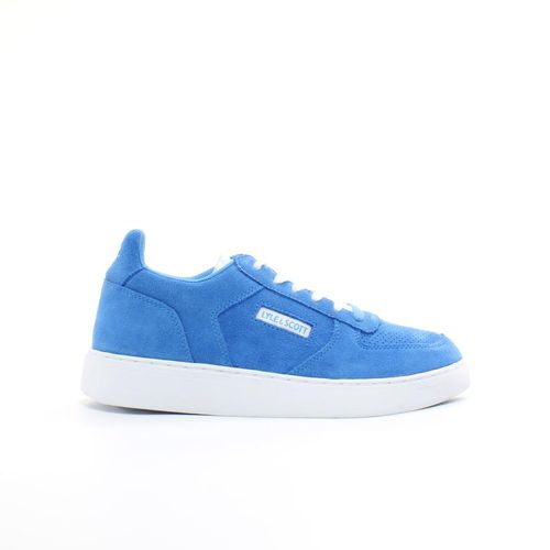 Lyle & Scott McMahon II blauwe suède leren veterschoenen voor heren FW1200 Z797