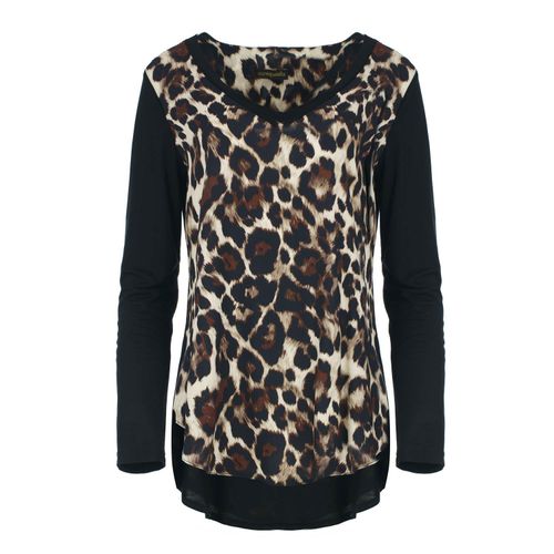 Wild Instinct Mixed Media Top