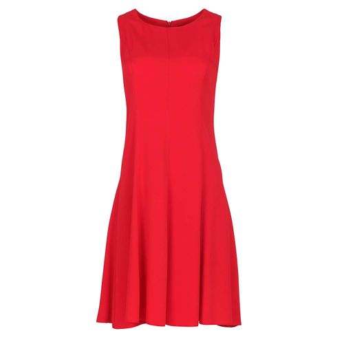 Cloche-Kleid in roter Farbe