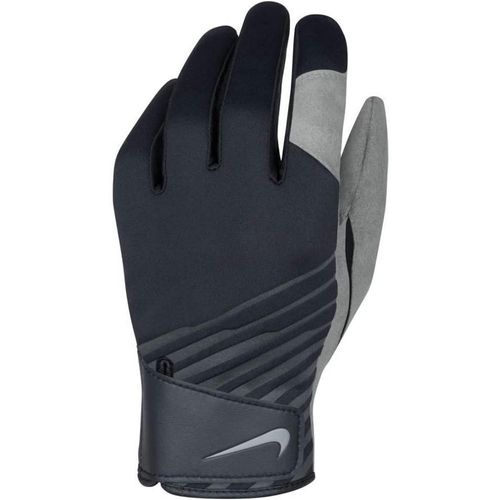 Nike Heren Faux Suede Winterhandschoenen (Zwart)