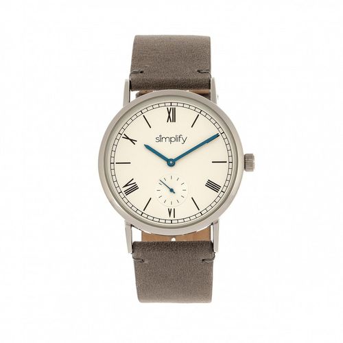 Vereenvoudig het 5100 horloge met leren band