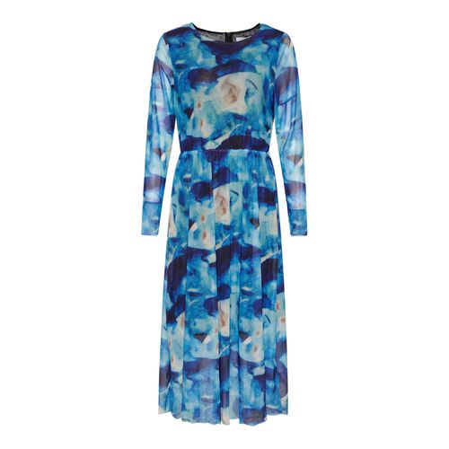 Polly lg. Jurk in blauwe mix