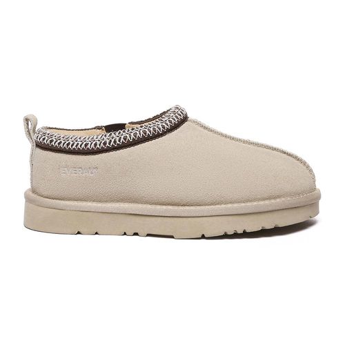 EVER AU Dames Leren Pantoffels - Wigeon
