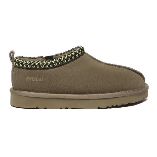 EVER AU Dames Leren Pantoffels - Wigeon