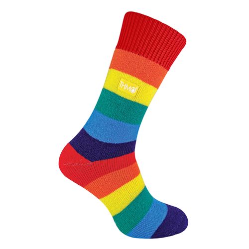 THMO - Heren & Dames Regenboog Thermische Sokken - Regenboog