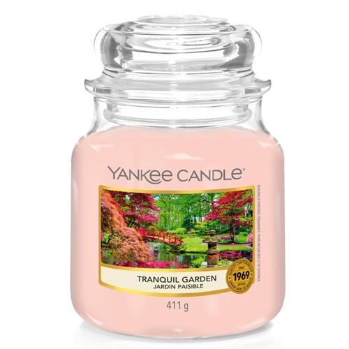 Yankee Candle Original Medium Jar Geurkaars Rustige Tuin, 411g
