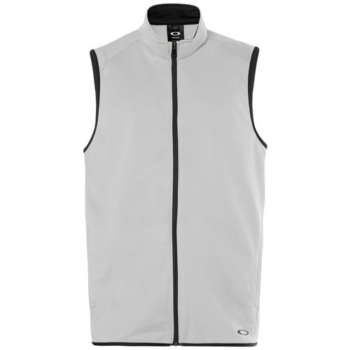 Oakley Zip Up Grey hydrofree Herren Golfweste Gilet 412540 22y