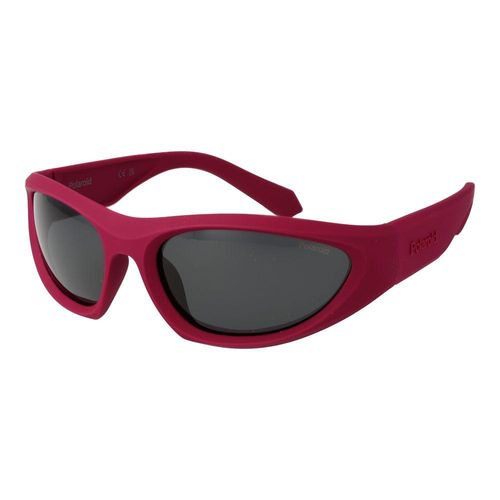 Polaroid lila Plastik-Sonnenbrille
