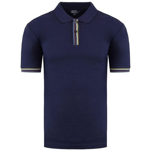 Ben Sherman Placket Interesse Herren Navy Polo Shirt
