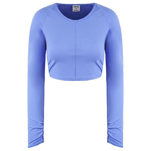 Gymshark Whitney Simmons Womens Blauwe Gewatteerde Top
