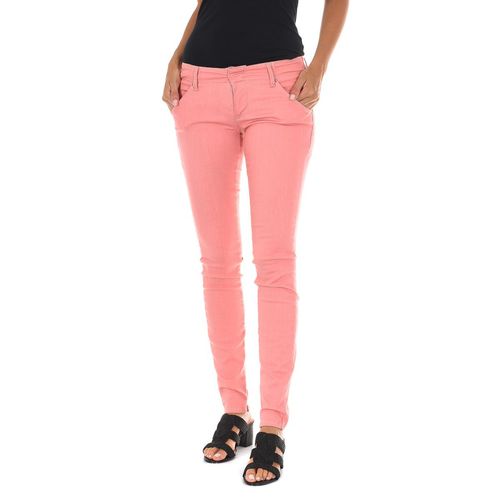 Lange Hose aus Stretchstoff 70DBF0585-G194 Frau