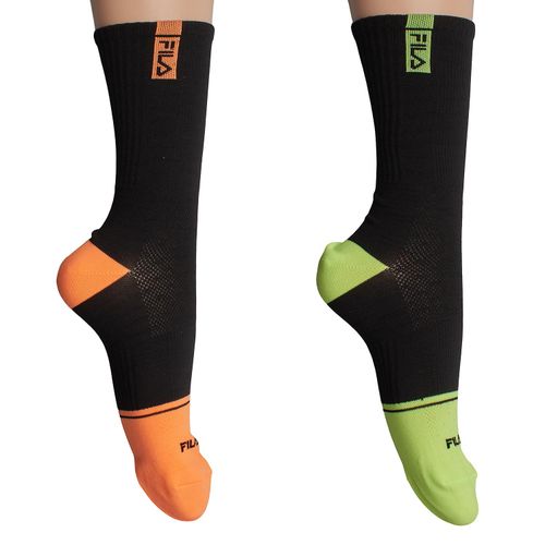 Pack-2 Lange Fahrradsocken F2524 für Herren und Damen