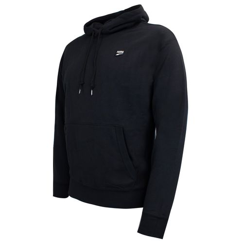 Puma in der Innenstadt über Hoody Black Mens Hood -Jumper 596002 01 ziehen