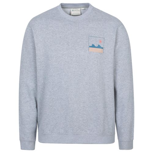 Mountain Warehouse Heren Regionale Cornwall Sweatshirt (Lichtgrijs)